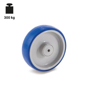 TR-61CC-W-Soft thermoplastic polyurethane wheels